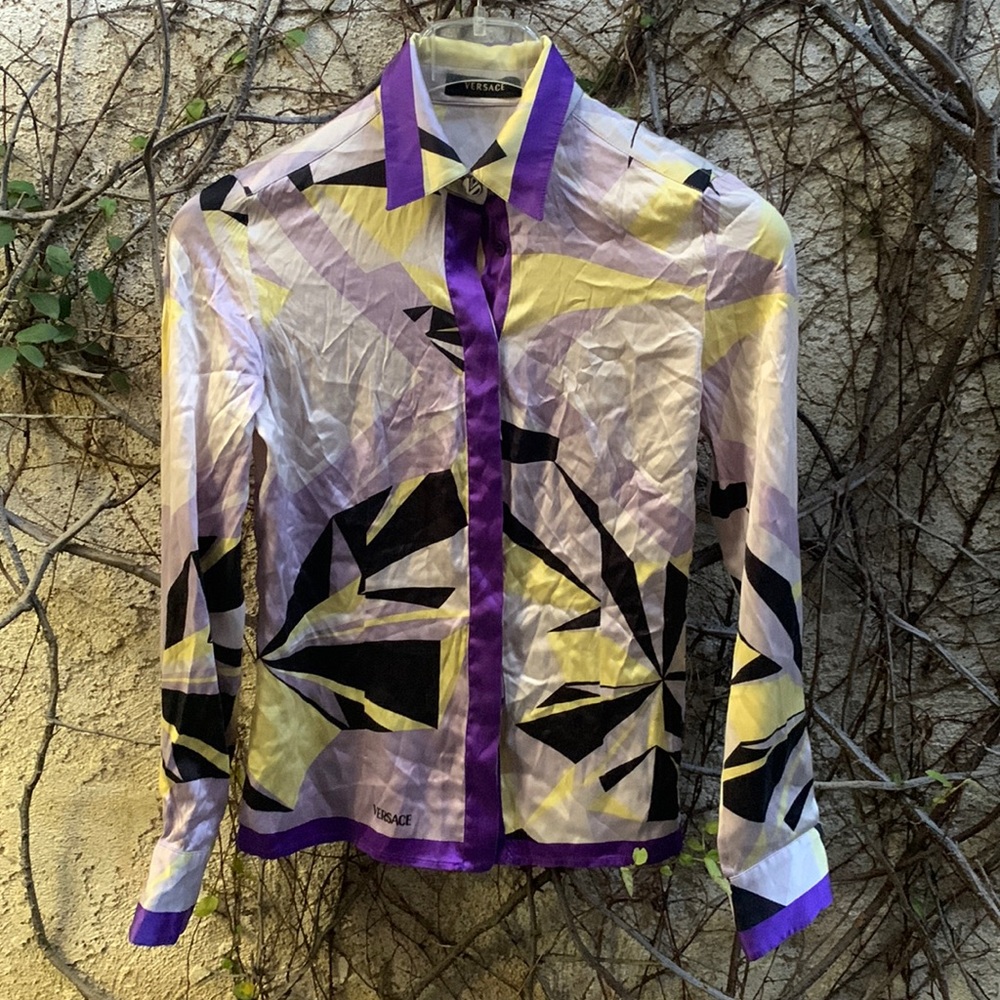 Gianni Versace 100% Silk Blouse